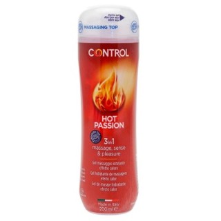 Control Hot Passion Massage Gel 3 In 1