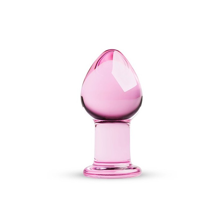 Pink Glass Buttplug