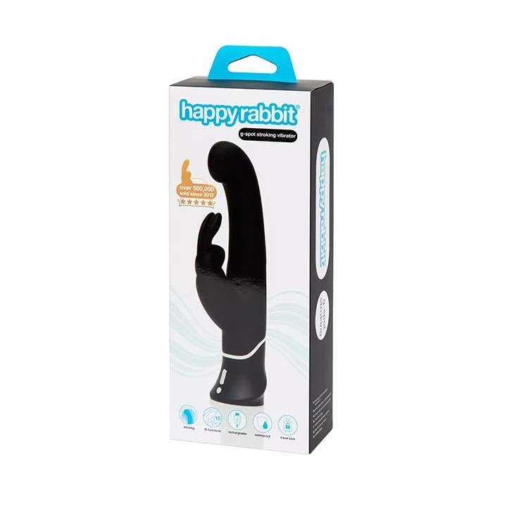 Happy Rabbit G-Spot Stroker Rabbit Vibrator Black