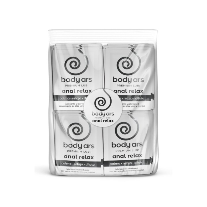 Bolsa 100u. sobres monodosis Gel BODY ARS Relajante Anal-Waterbased