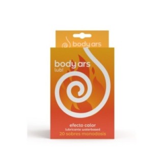 Caja Colgante 20u. sobres monodosis Gel BODY ARS Efecto Calor-Waterbased