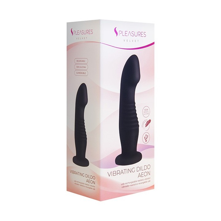 Vibrating Dildo Aeon Black