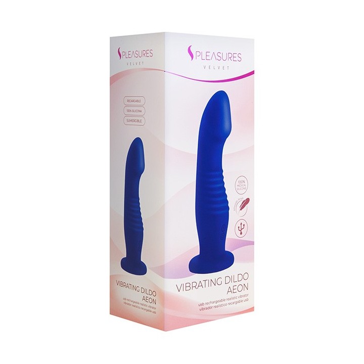Vibrating Dildo Aeon Blue