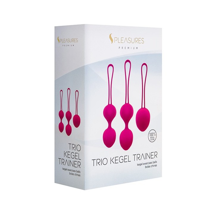Trio Kegel Trainer Dark Pink