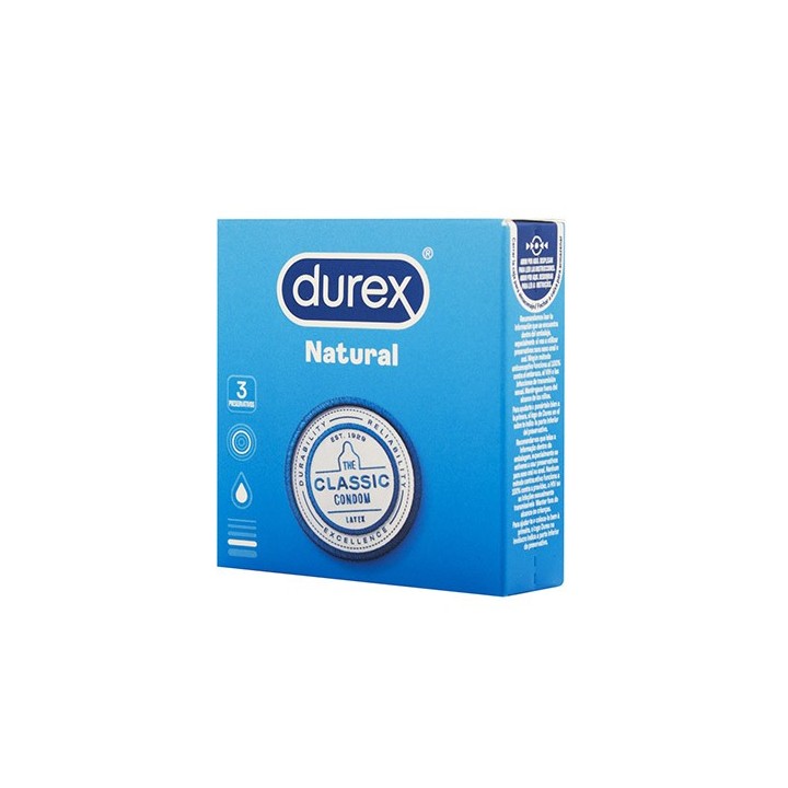 DUREX NATURAL 3 Uds CLASSIC