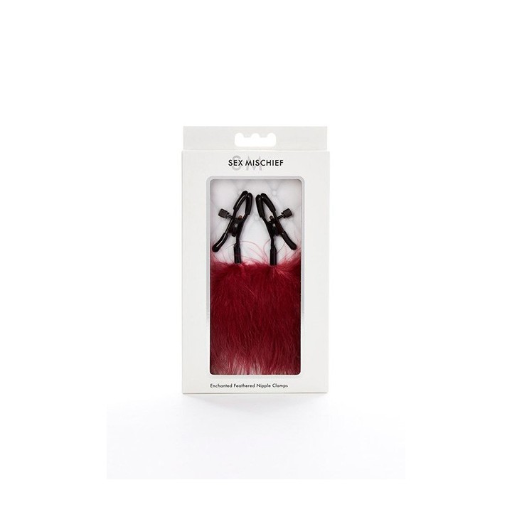 Enchanted Feather Nipple Clamps