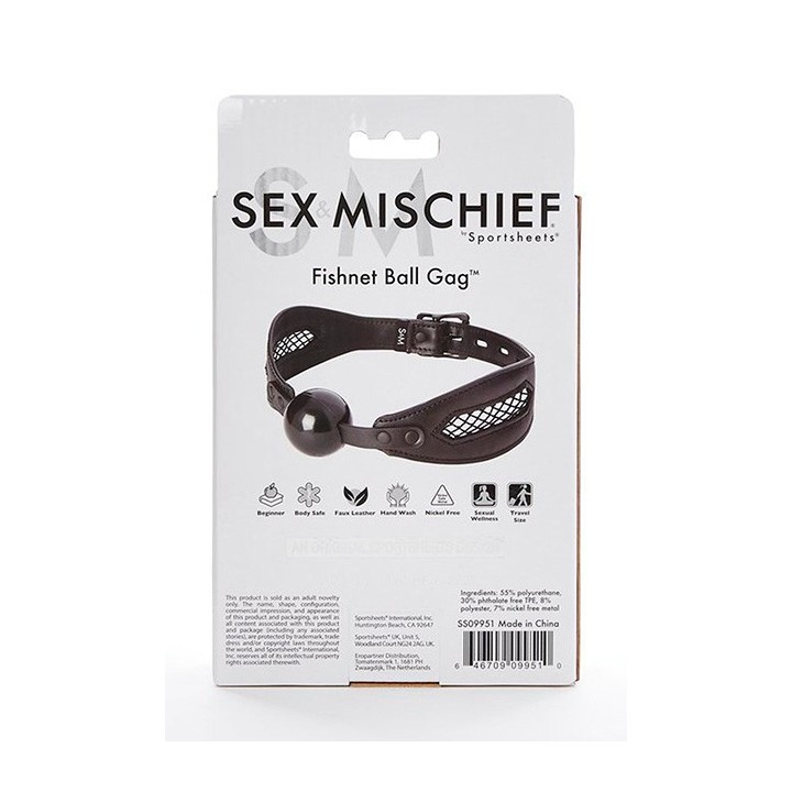 Fishnet Ball Gag