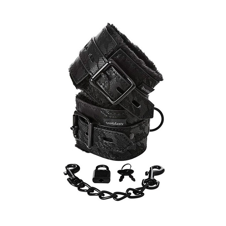 Lace Fur Lined Handcuffs