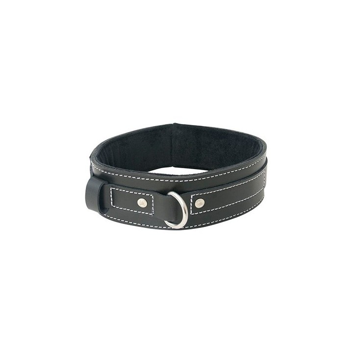 Lined Leather Collar