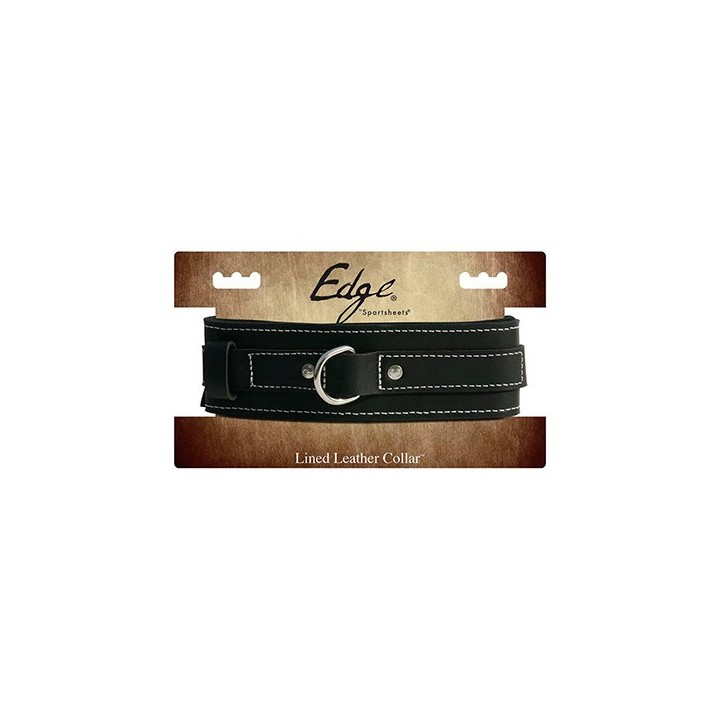 Lined Leather Collar