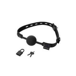 Locking Lace Silicone Ball Gag
