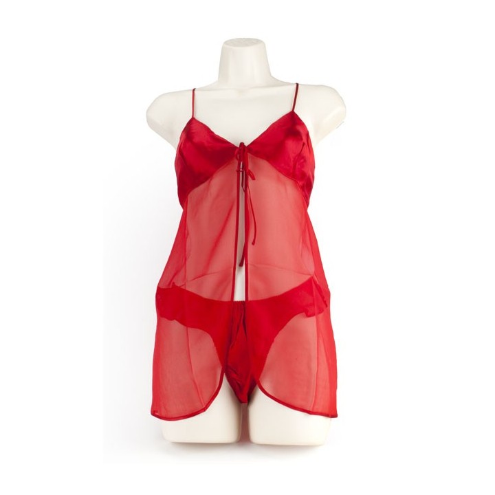 BABY DOLL THONG ROJO XL