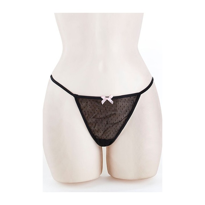  DOT MESH  BLACK L