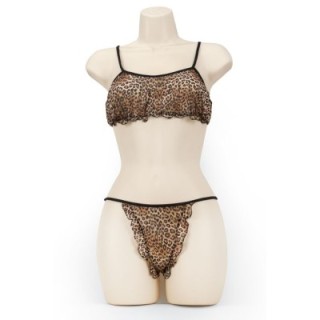 CROPPED CAMI/THONG     JAGUAR
