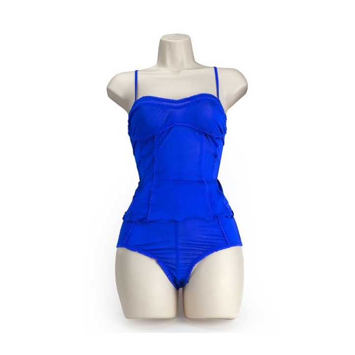 SILK SOFT CORSET COBALTO L SILK SOFT CORSET COBALTO L