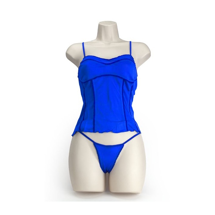 SILK SOFT CORSET COBALTO M