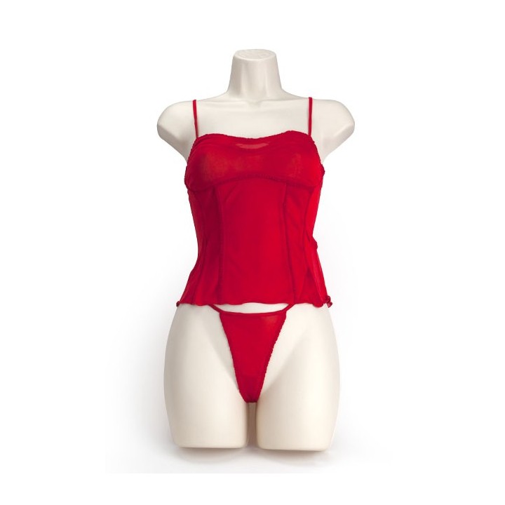 SILK SOFT CORSET ROJO S