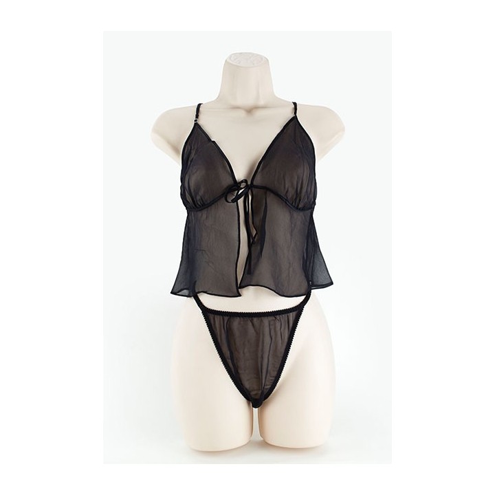 TEASER BABY DOLL 2XL NEGRO