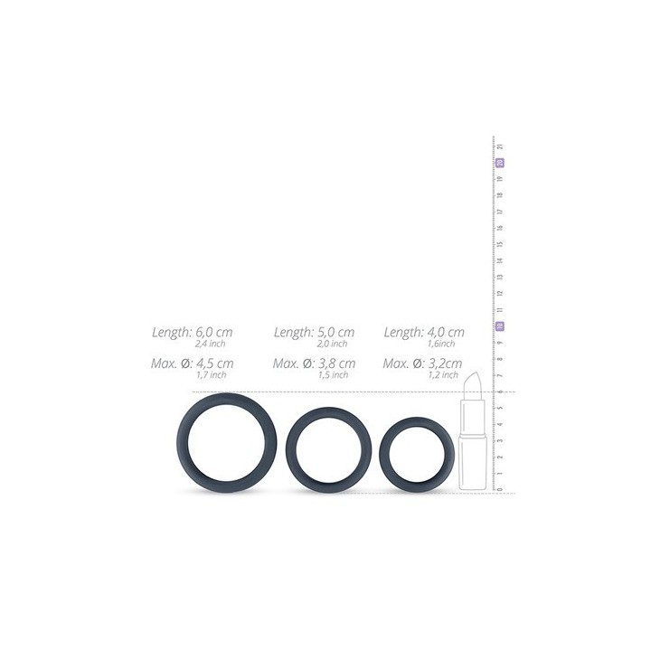 Boners 3 Ring kit (flat rings)