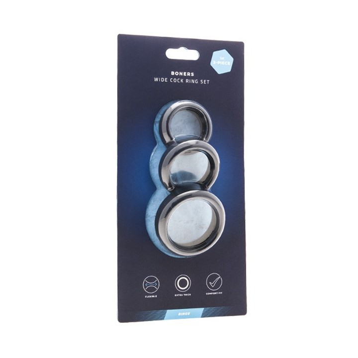 Boners 3 Ring kit (flat rings)