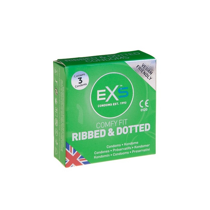 Ribbed & dotted 3?s