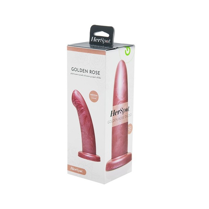 HerSpot Dildo Golden Rose Medium