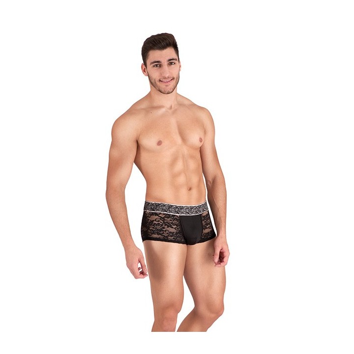 Boxer Floral Negro TU