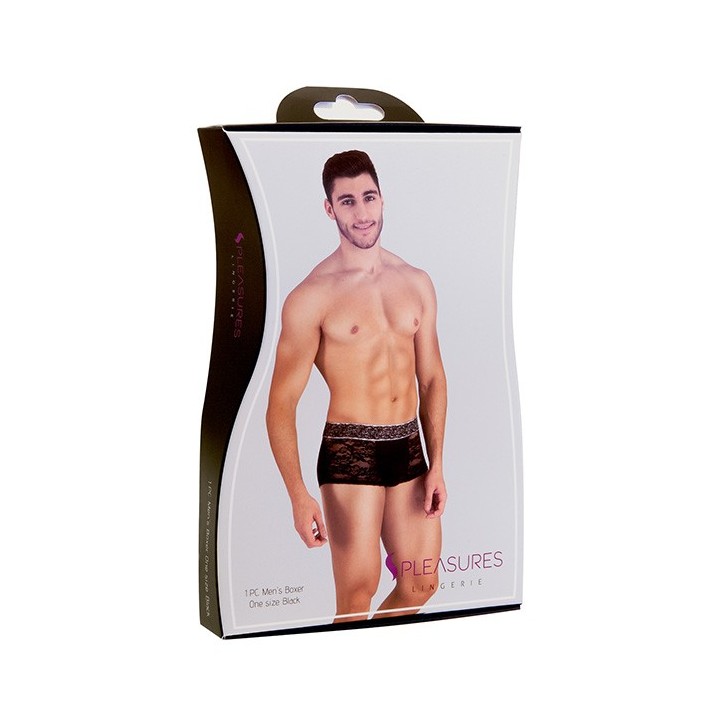 Boxer Floral Negro TU