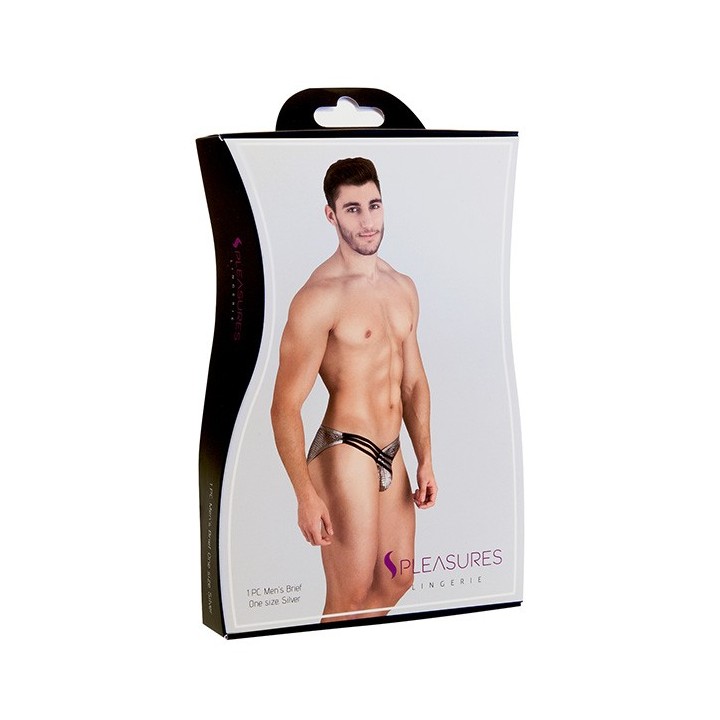 Slip Animal Print Plateado TU