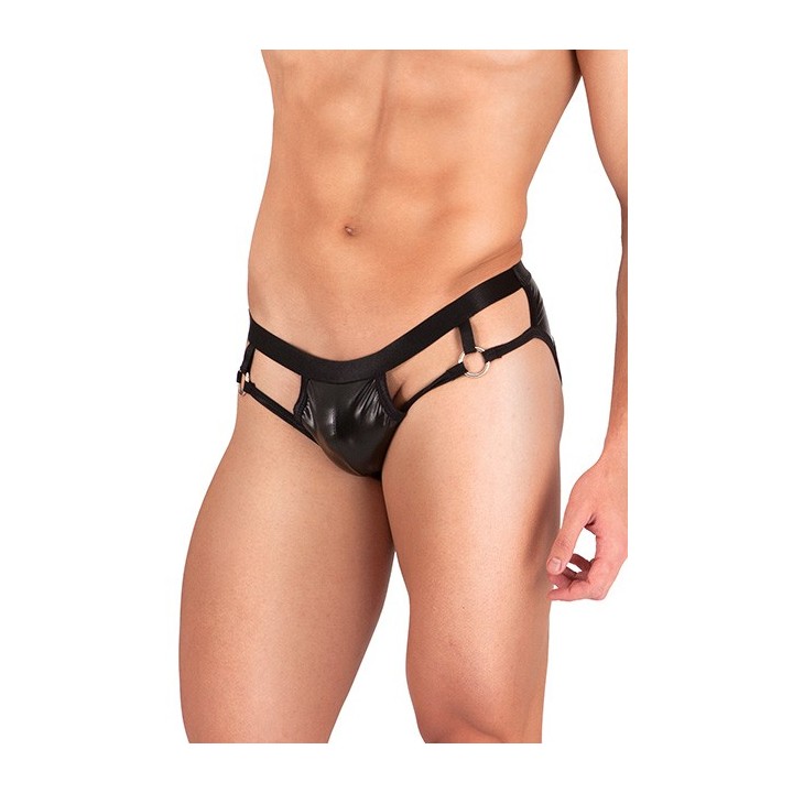 Slip Suspensorio Negro TU