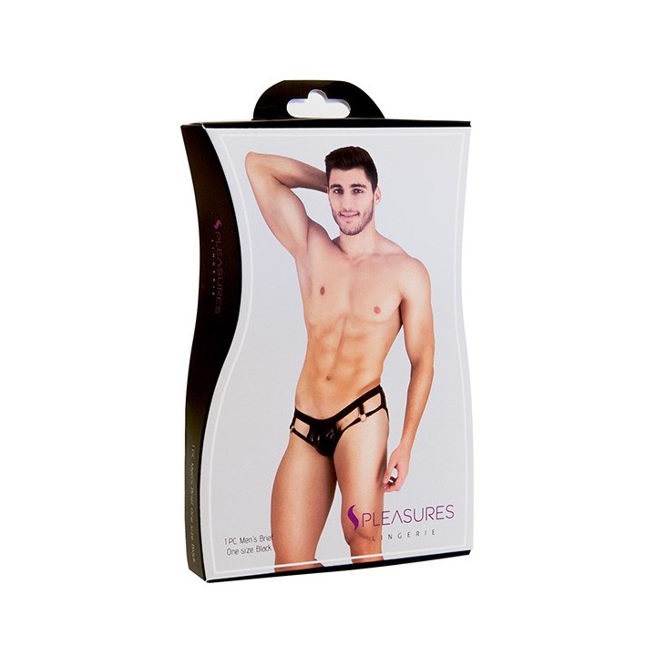 Slip Suspensorio Negro TU
