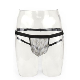 JOCK MESH SKULL WHITE S/M