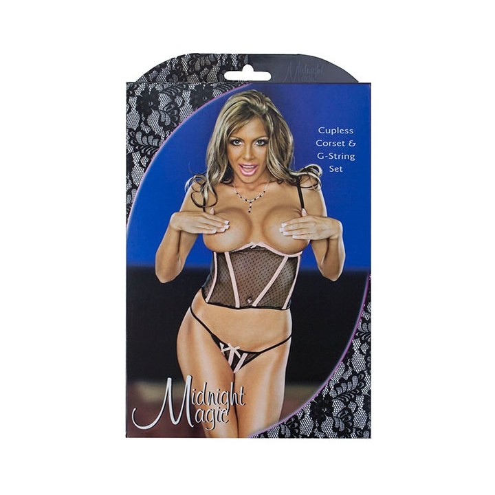 O - L CUPLESS CORSET ROSA M