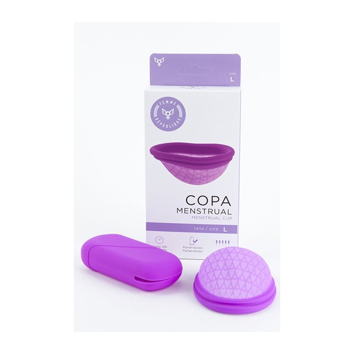 Menstrual Cup Size L - Purple