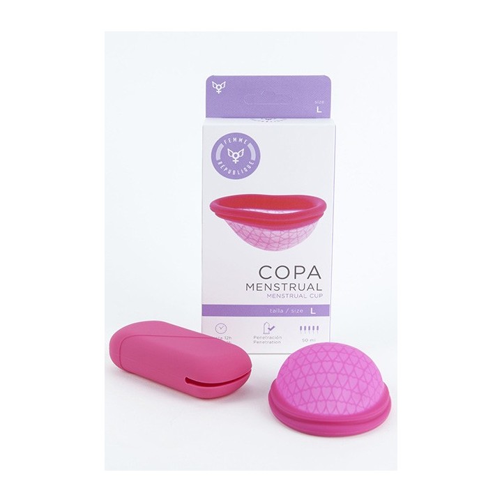 Menstrual Cup Size L - Pink