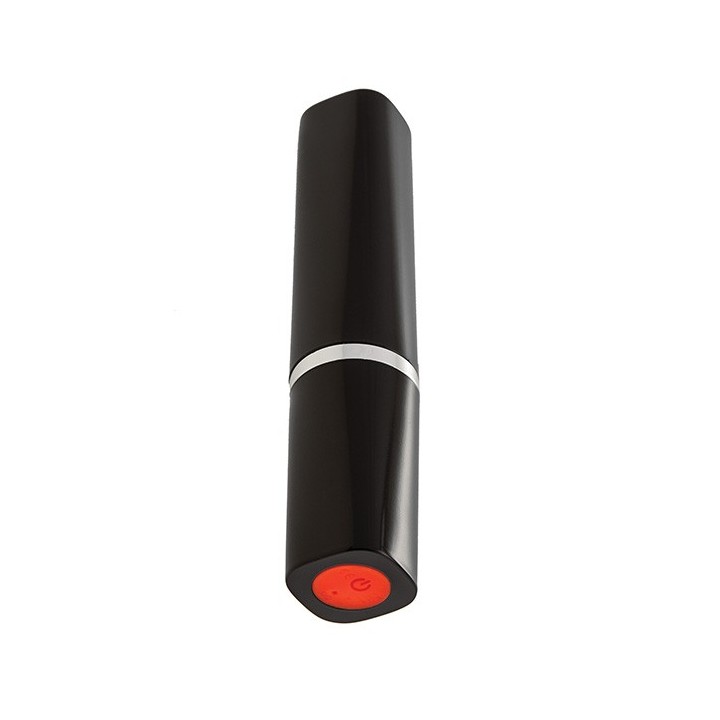 LIPSTICK VIBRATOR - BLACK/RED