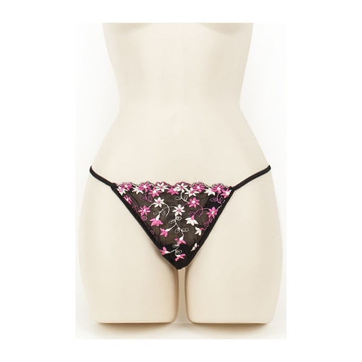 CHEMISE SET-DAISY LACE BLACK