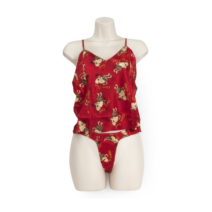 CAMI/THONG SET DEVILS L