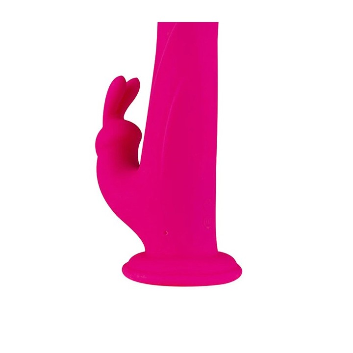 Whirl-Pulse Rotating Rabbit Vibrator & Remote Control Pink