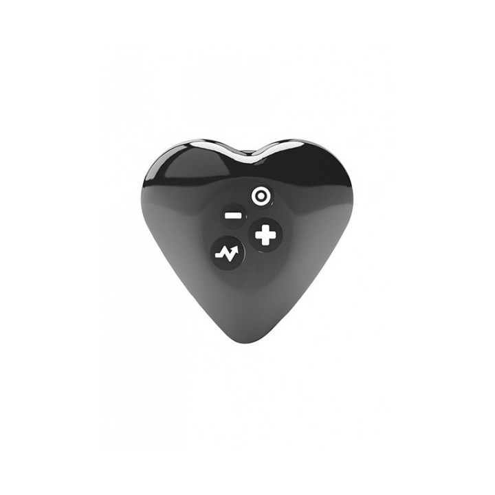 Mystim Heart.s Desire eStim layonvibrator, Black