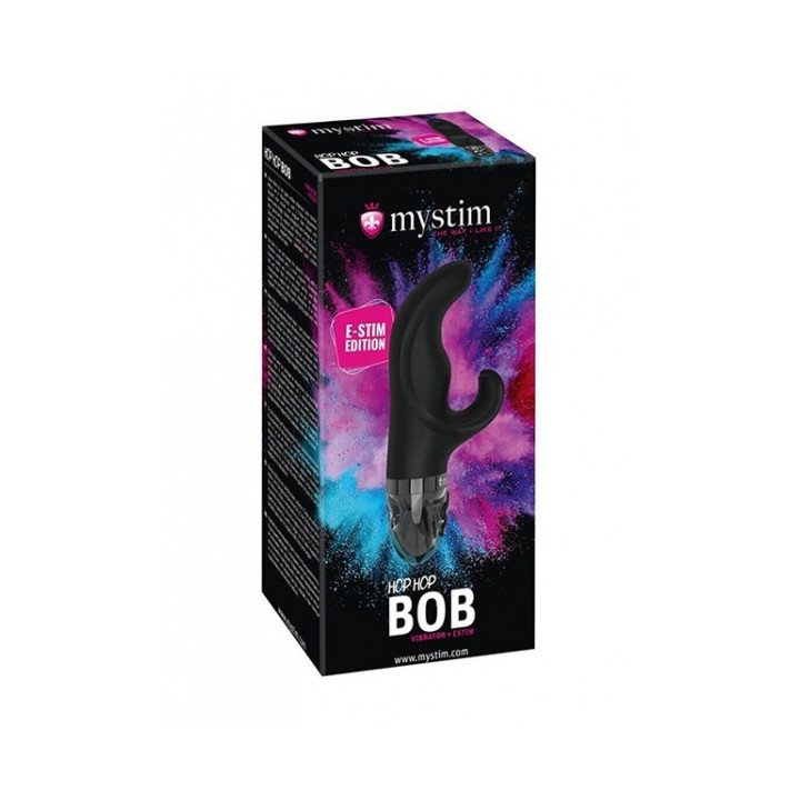 Mystim Hop Hop Bob eStimVibrator, Black