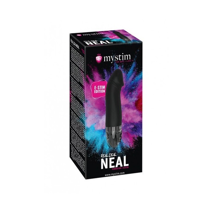 Mystim Real Deal Neal eStimVibrator, Black