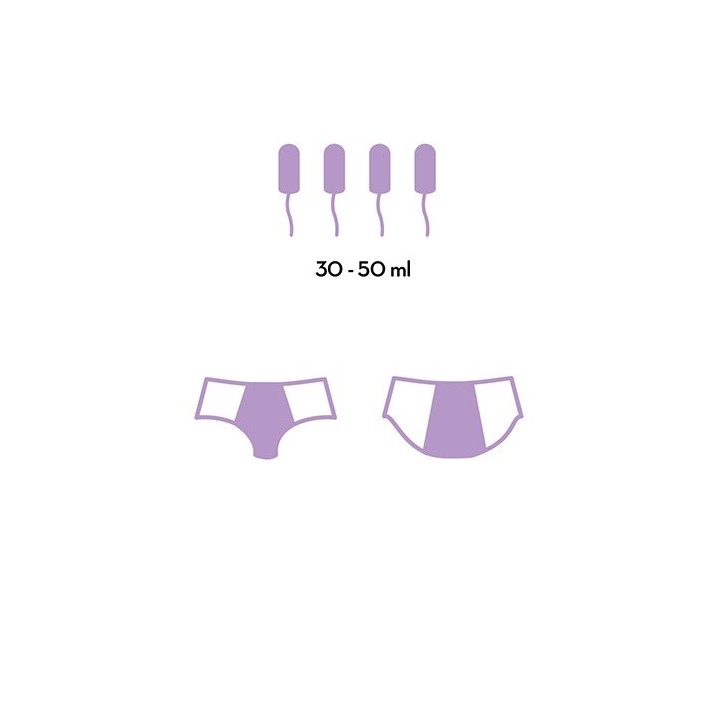 Braga Menstrual 2XL - NEGRO