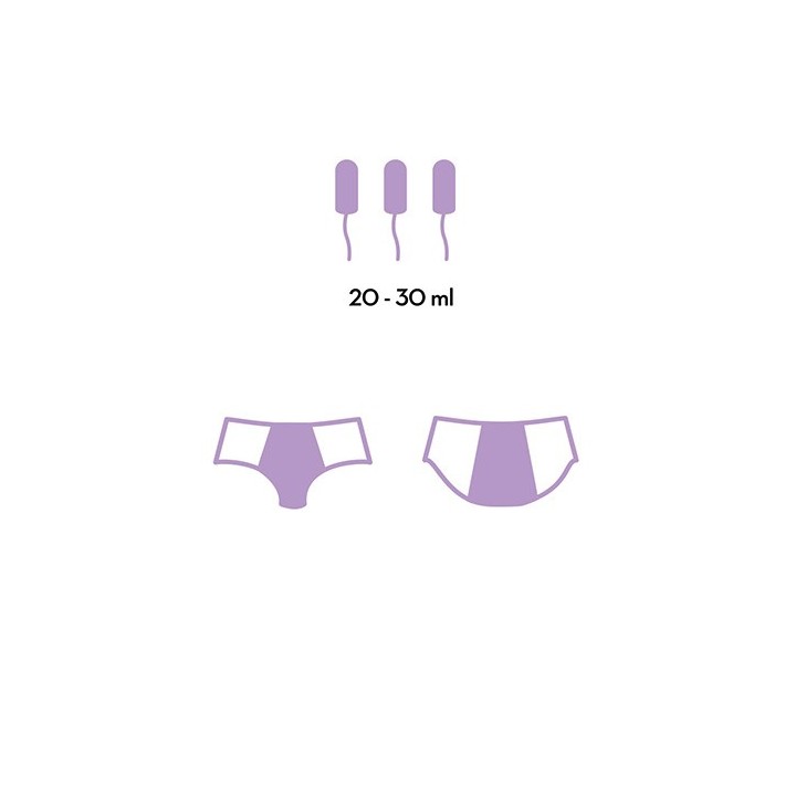 Braga Menstrual L - LILA