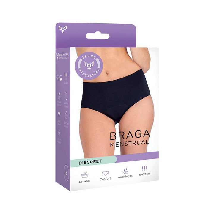 Braga Menstrual L - NEGRO