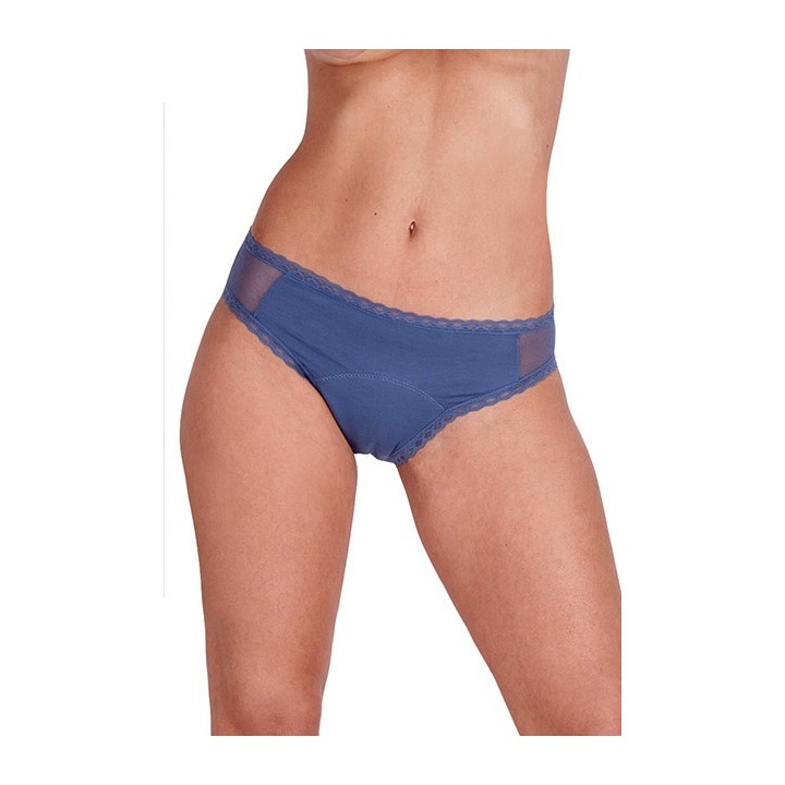 Braga Menstrual M - AZUL