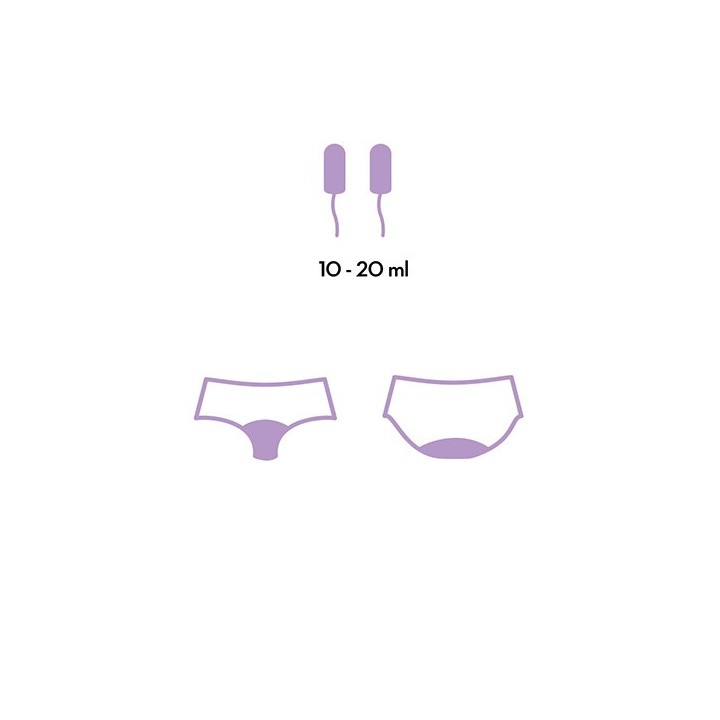 Braga Menstrual M - LILA