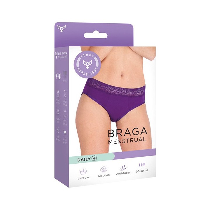 Braga Menstrual M - LILA