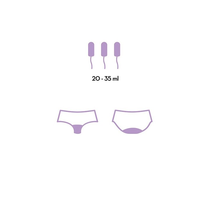 Braga Menstrual S - NEGRO