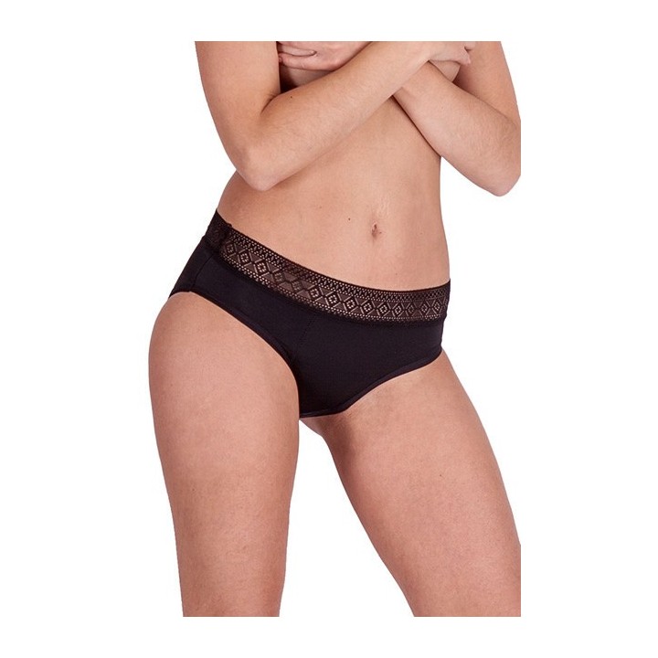 Braga Menstrual S - NEGRO